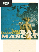 bal mascat ionel teodoreanu
